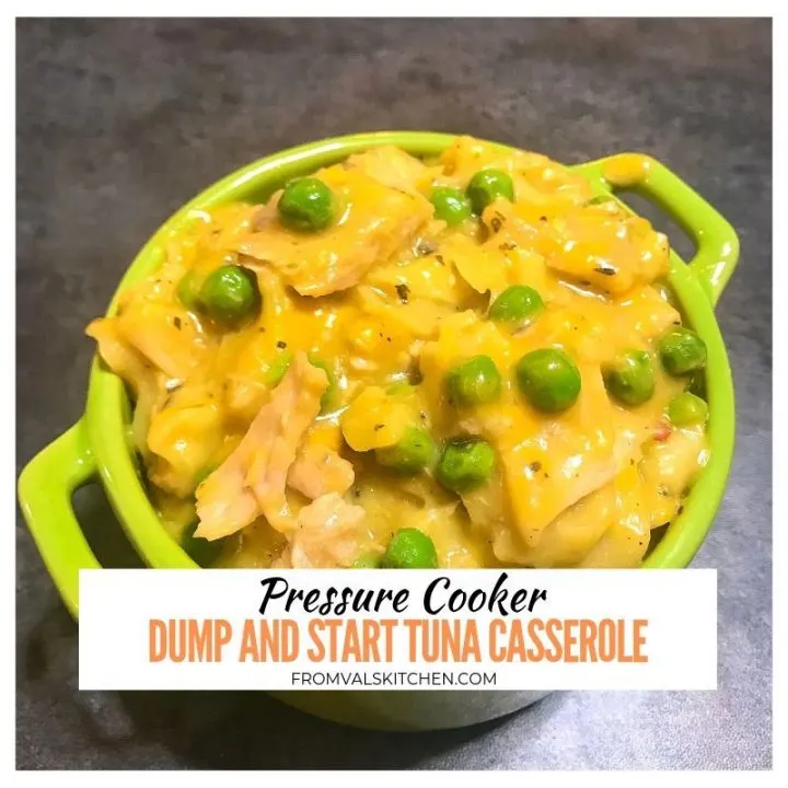 Pressure Cooker Dump And Start Tuna Noodle Casserole Recipe From Val's Kitchen