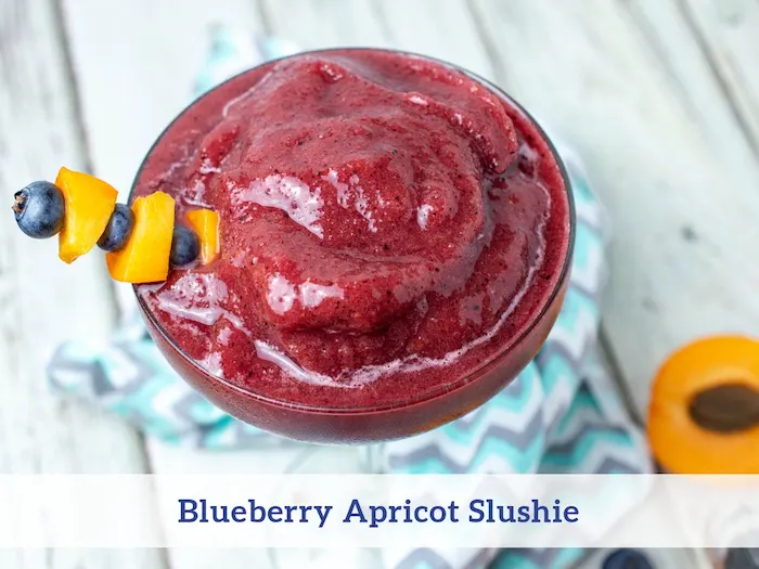 Blueberry Apricot Slushie Recipe