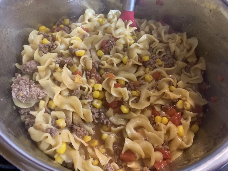 Pressure Cooker Beef Taco Stroganoff Recipe From Val's Kitchen