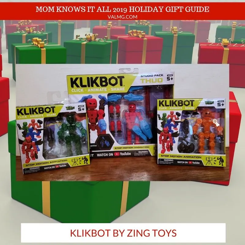 MOM KNOWS IT ALL 2019 HOLIDAY GIF GUIDE - KlikBot by Zing Toys