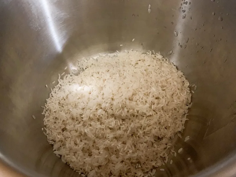 Pressure Cooker Cheesy Vegetable Rice Recipe From Val's Kitchen