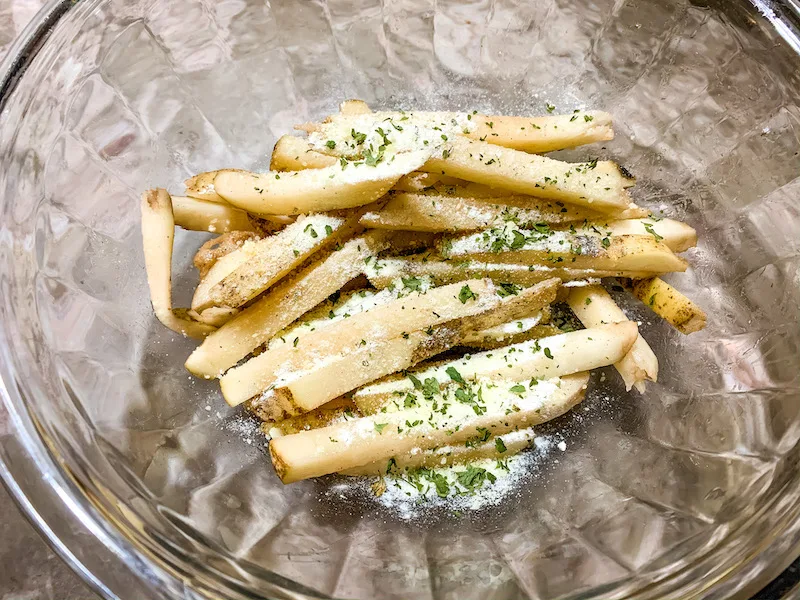 Air Fryer Parmesan Ranch French Fries Recipe From Val's Kitchen