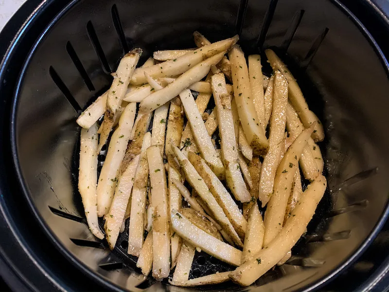 Air Fryer Parmesan Ranch French Fries Recipe From Val's Kitchen