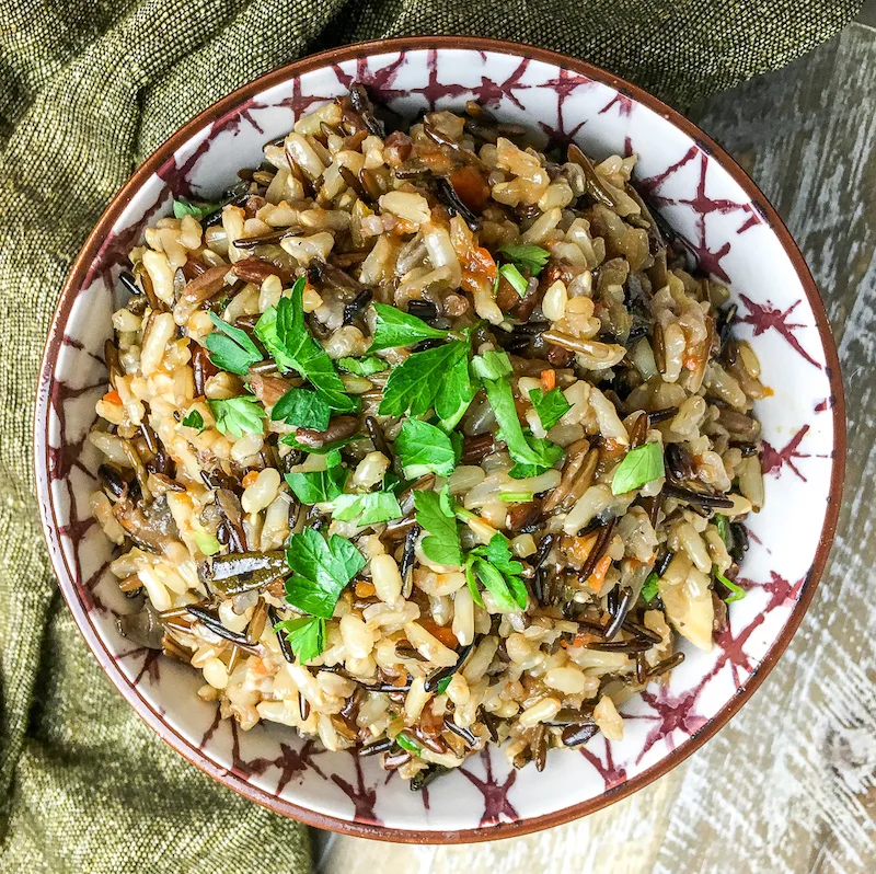 Instant Pot Wild Rice Pilaf Recipe
