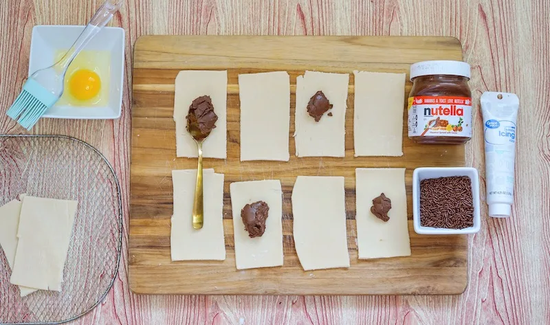 Homemade Air Fryer Nutella Hand Pies Recipe From Val's Kitchen