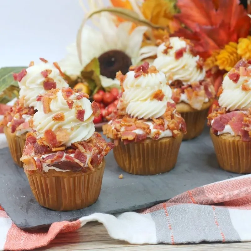 Maple Bacon Cupcakes Recipe From Val's Kitchen