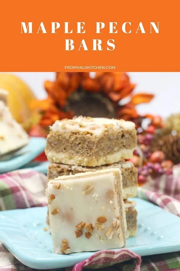 Maple Pecan Bars Recipe From Val's Kitchen