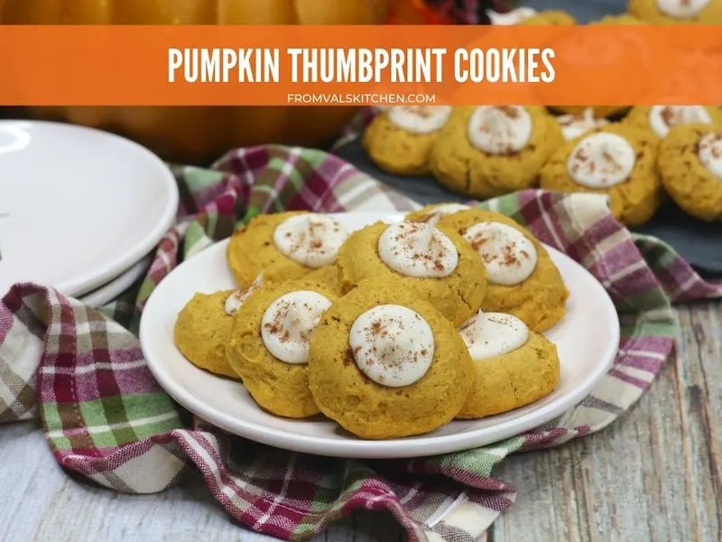 Pumpkin Thumbprint Cookies Recipe From Val's Kitchen
