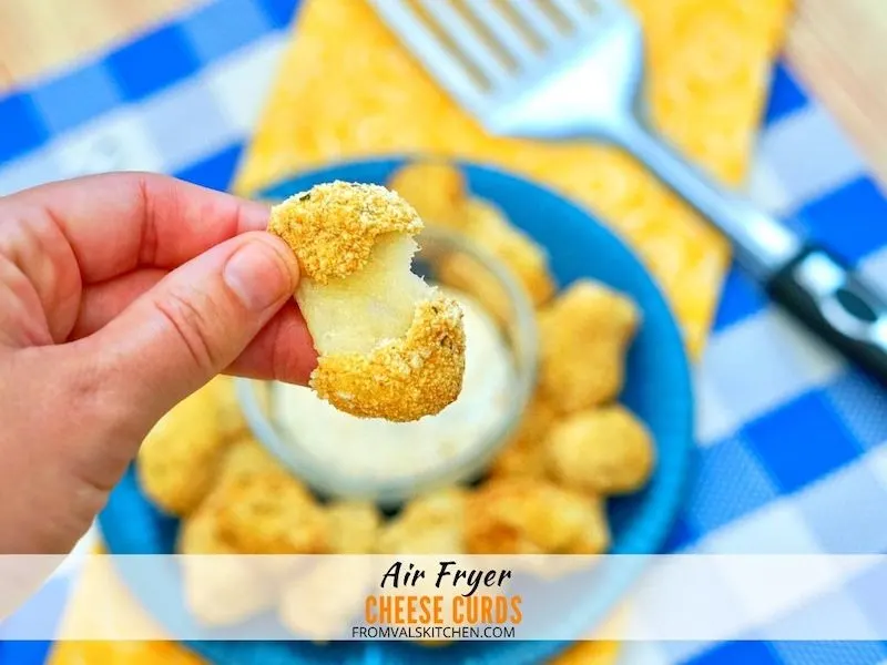 Air Fryer Cheese Curds Recipe From Val's Kitchen
