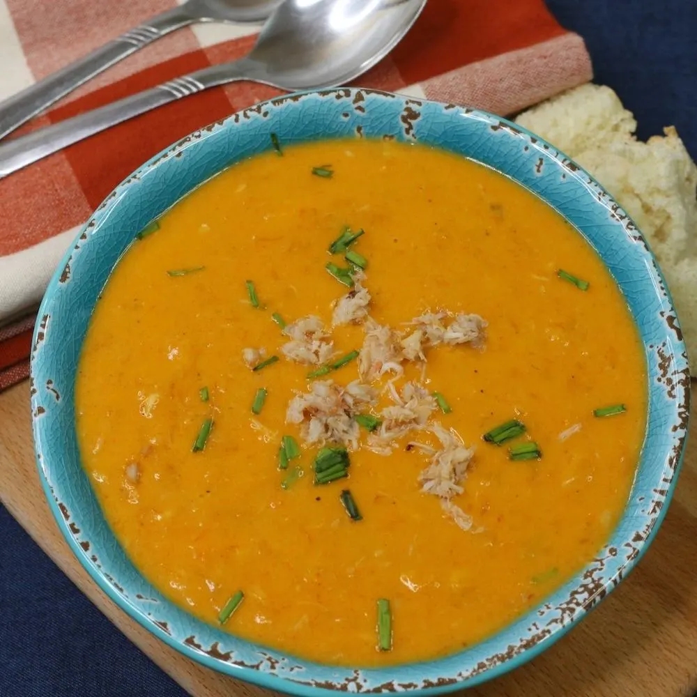 Pressure Cooker Lobster Crab Bisque Recipe