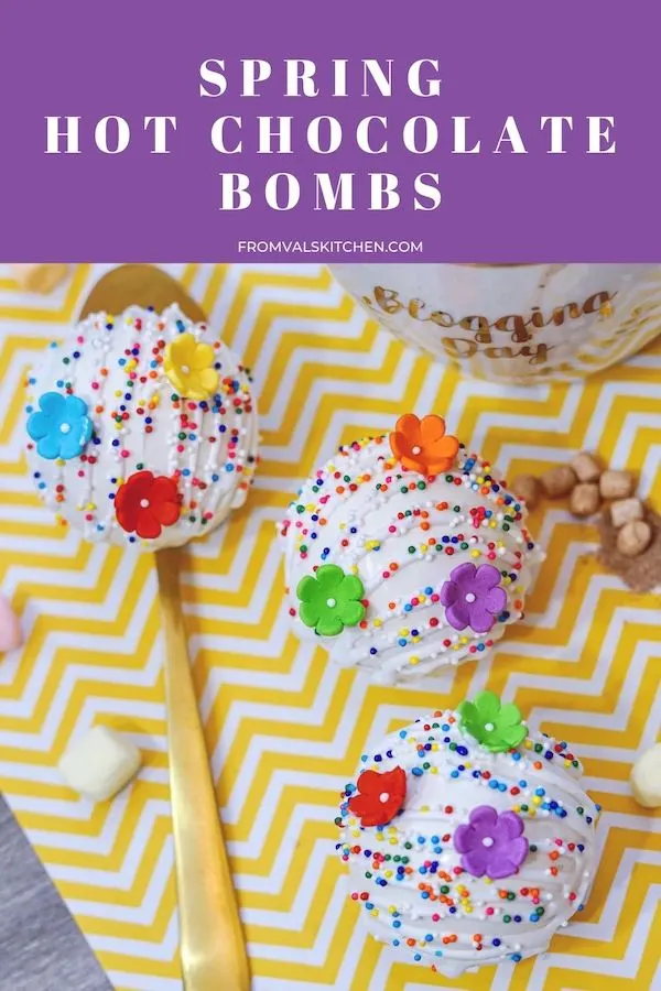 Spring Hot Chocolate Bombs
