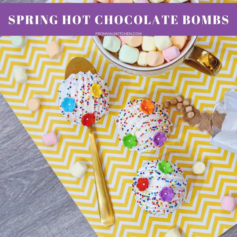 Spring Hot Chocolate Bombs