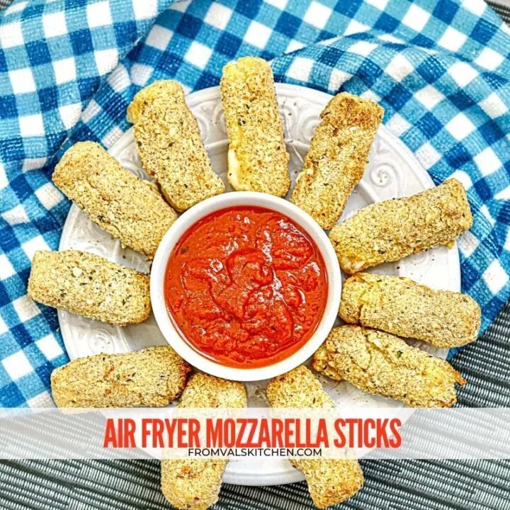 Air Fryer Mozzarella Sticks