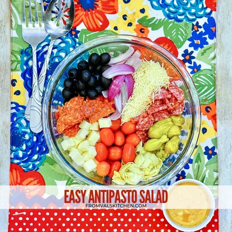 Easy Antipasto Salad Recipe From Val's Kitchen