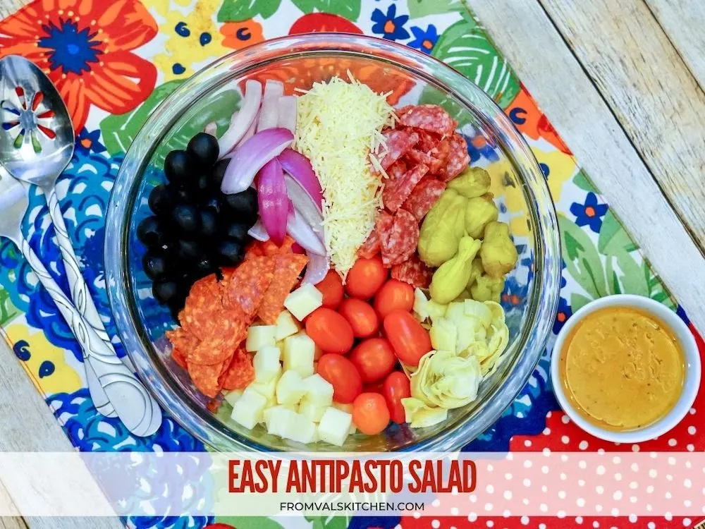 Easy Antipasto Salad Recipe From Val's Kitchen