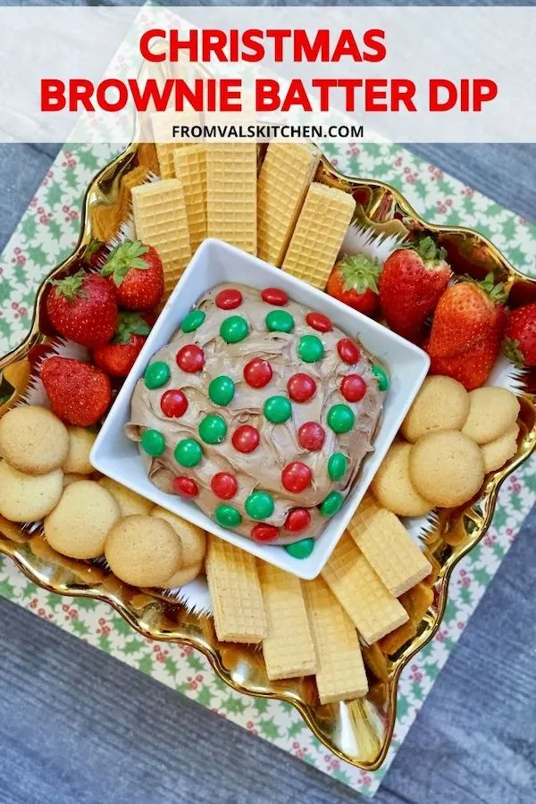Christmas Brownie Batter Dip Recipe From Val's Kitchen