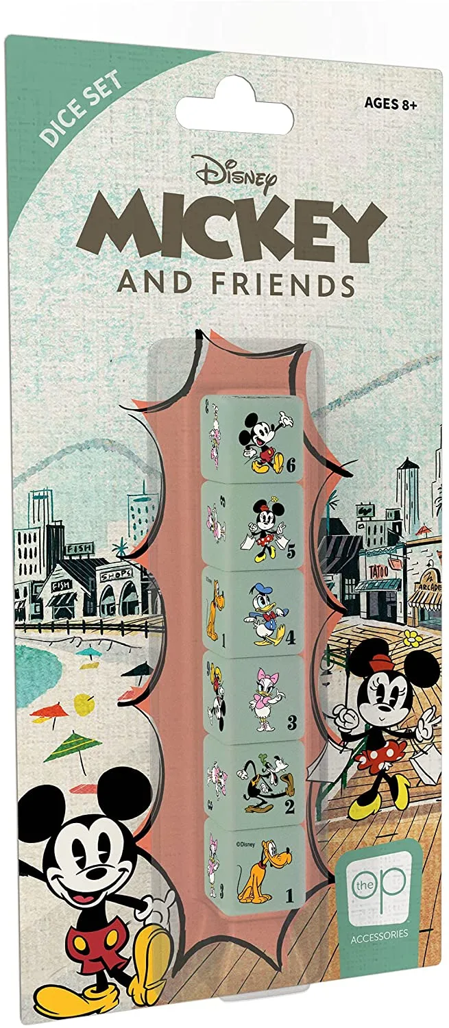 2021 Holiday Gift Guide - USAOPOLY Disney Mickey And Friends Dice Set