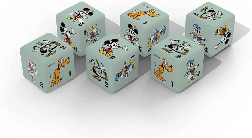 2021 Holiday Gift Guide - USAOPOLY Disney Mickey And Friends Dice Set