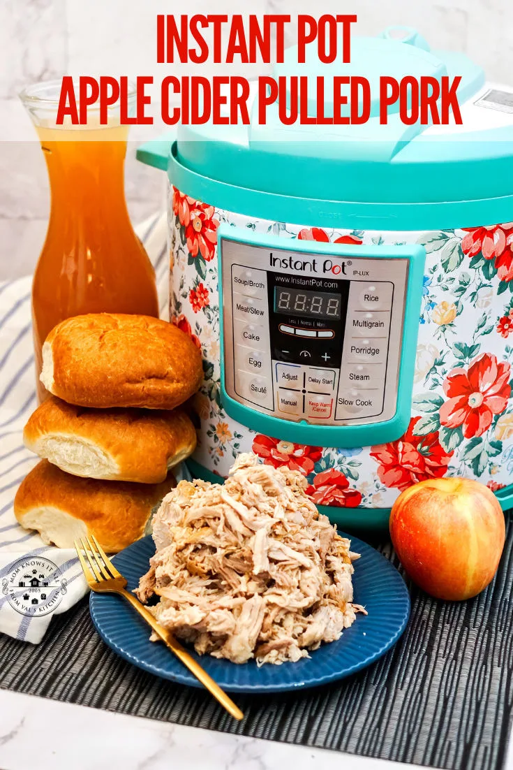 Instant Pot Apple Cider Pulled Pork